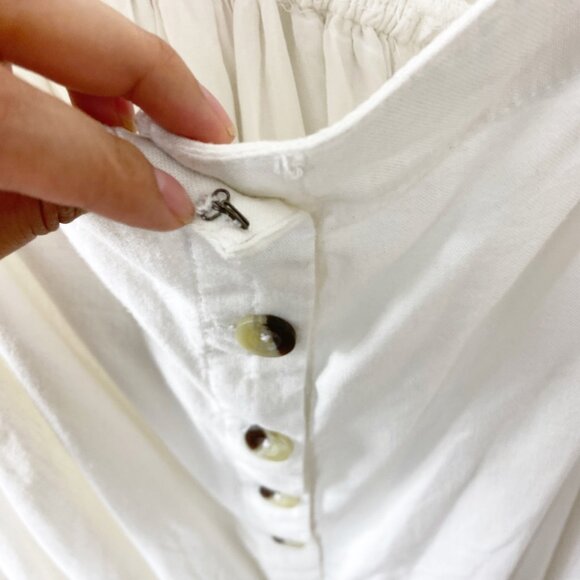 NWT Free People White Maxi Dress Size X-Small - Picture 10 of 14